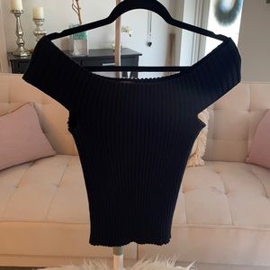 Vince Camuto ribbed off the shoulder top